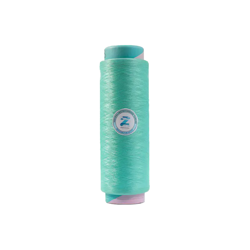 150d/96f naka -texture na polyester dty sinulid para sa tela