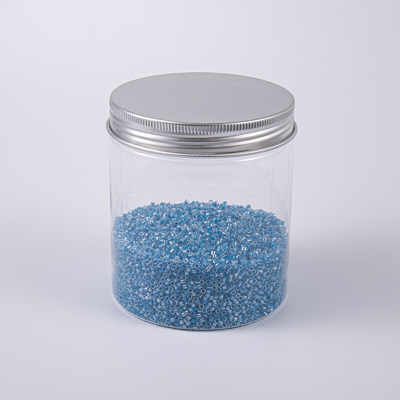 Columnar Blue 3.0mm na mga kuwintas na salamin ng burda