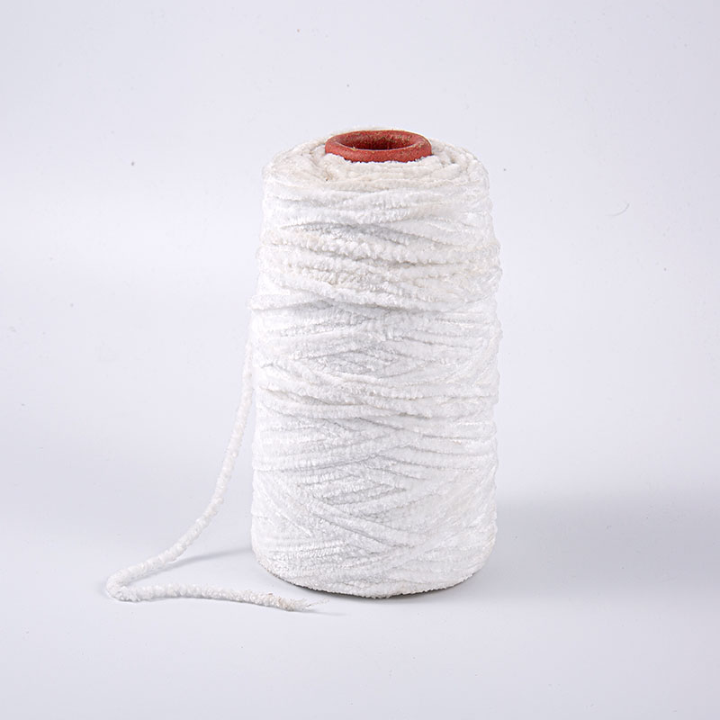 Chunky Chenille Yarn Polyester Yarn Super Bulky