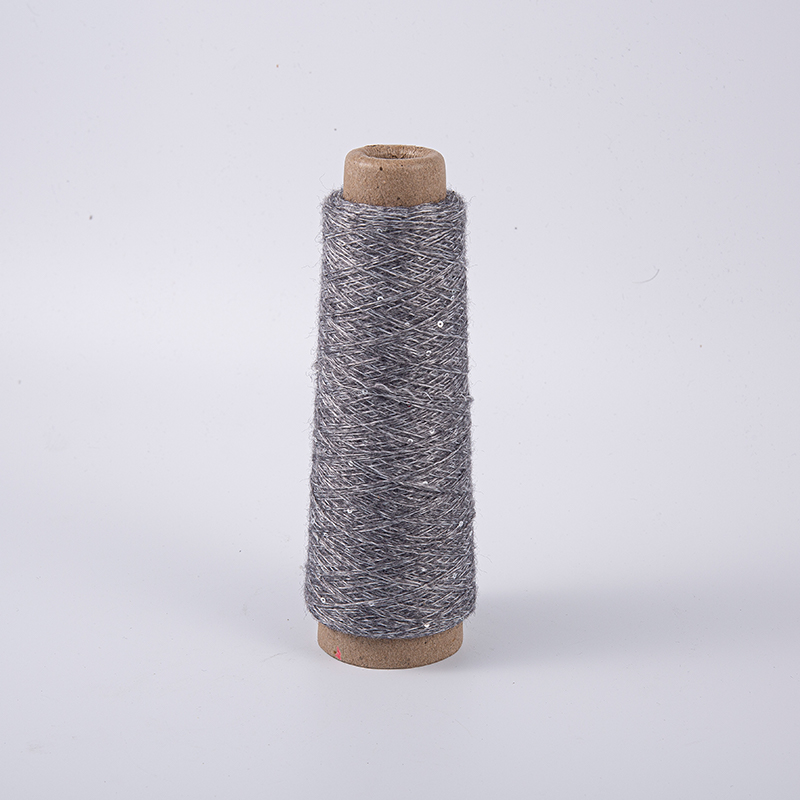 Fine Chenille Yarn Sequins Polyester Yarn