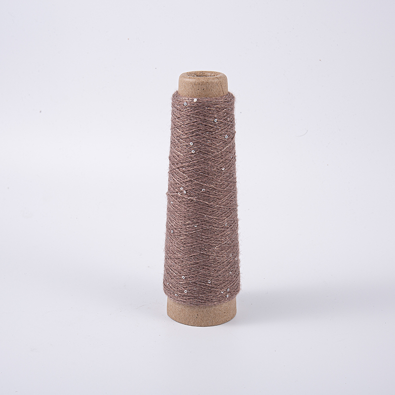 Polyester Sequin Yarn Para sa Pagniniting DIY Fancy Crochet Weaving Sewing Thread