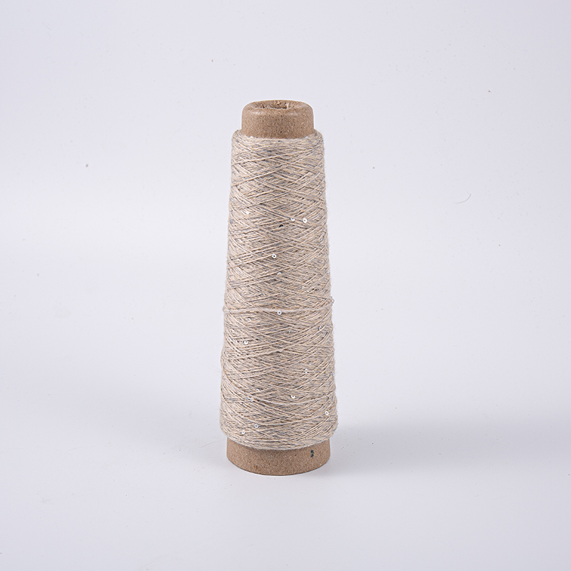 Dalawang kulay na pinaghalong polyester na si Paillette Yarn