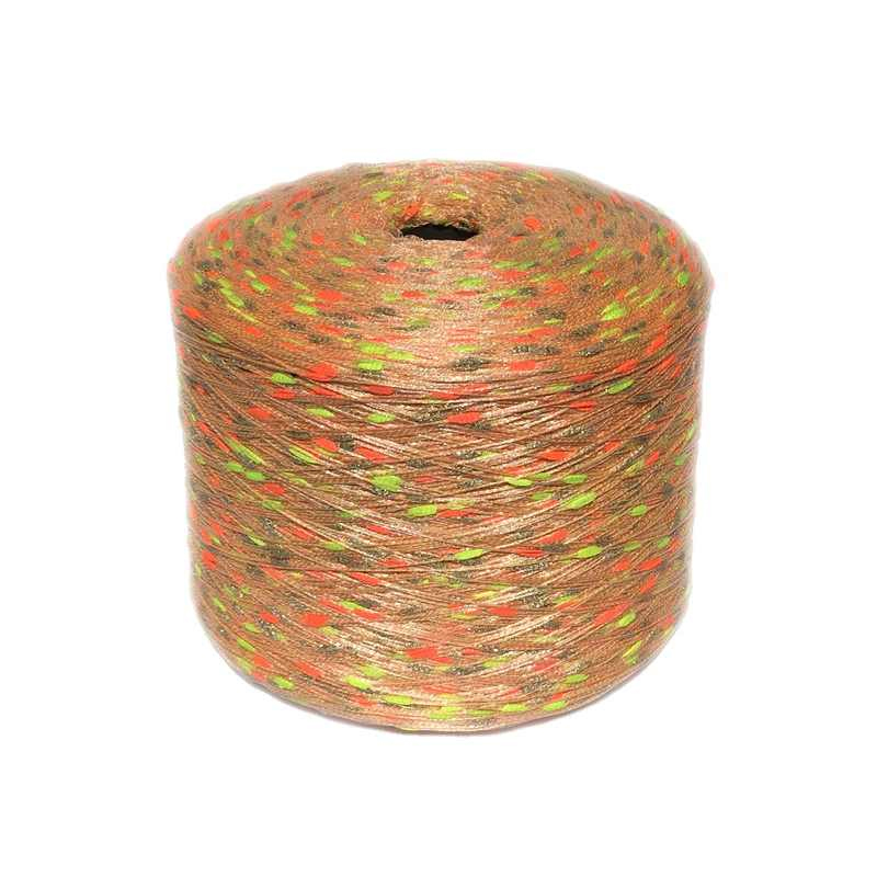 Space Dyed Polyester Fancy Pom Pom Yarn Toothbrush Knitting Yarn